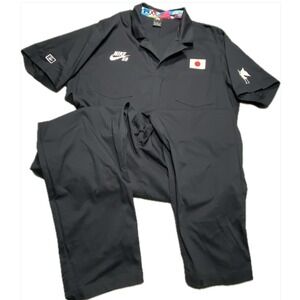 Nike Black Jumpsuit with White Accents